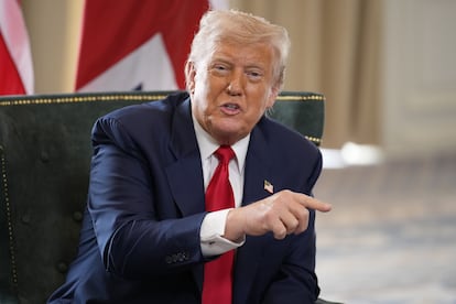 Donald Trump el 28 de julio de 2025.