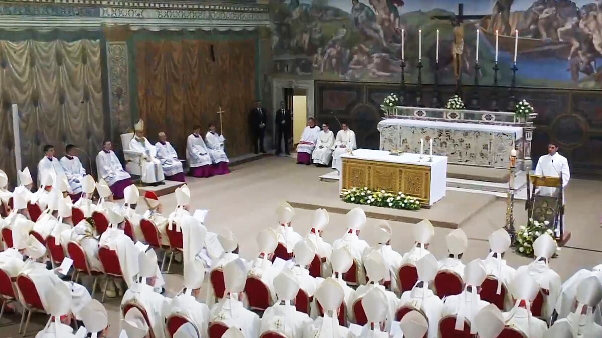 El papa León XIV dice en su primera misa que espera ser un “fiel administrador” para toda la Iglesia 1 NNIHO6EIDVHR5IZ4BWYMM5E6DA