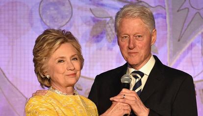 Hillary y Blill Clinton, el pasado mayo en Nueva York.