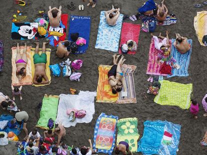 El vigilante de la playa