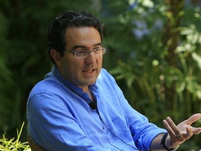 El escritor colombiano Juan Gabriel V&aacute;squez.