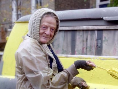 Maggie Smith, en &#039;The lady in the van&#039;.