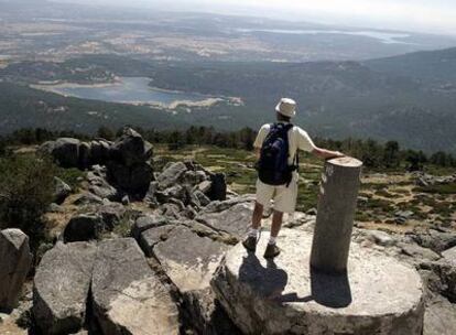 Cumbre de Cabeza Lijar en la sierra de Guadarrama.