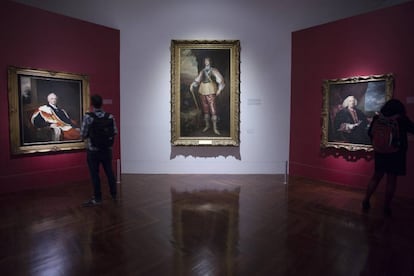 Sala de la exposici&oacute;n &#039;Rojo mexicano. La grana cochinilla en el arte&#039; 