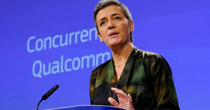 La comisaria europea de Competencia, Margrethe Vestager