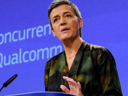 La comisaria europea de Competencia, Margrethe Vestager