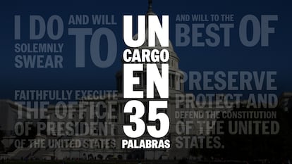 El juramento de 35 palabras con el que Donald Trump se convertirá en presidente de EE UU