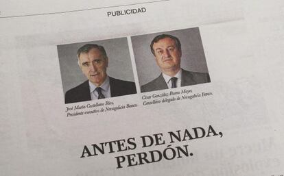 Anuncio publicado hoy en la prensa