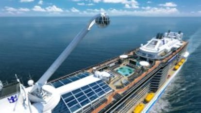 La cápsula mirador del barco 'Quantum of the Seas'.