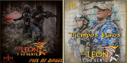 Portadas de corridos Yo soy el Chacorta y Equipo Chacorta, compuestos por Héctor Manuel Hernández del grupo El León y su gente.