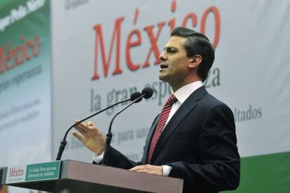 El actual l&iacute;der del PRI, Enrique Pe&ntilde;a Nieto.