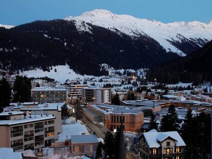 Vistas de Davos, sede del Foro Económico Mundial.