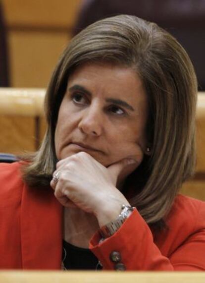 Labor Minister F&aacute;tima B&aacute;&ntilde;ez.