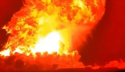 Explosión en tierra de la nave Starship de SpaceX