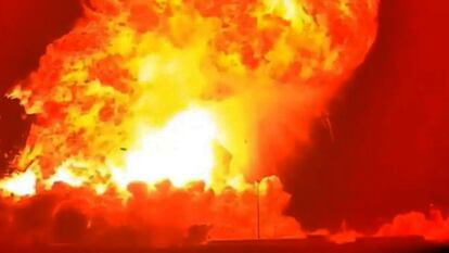 Explosión en tierra de la nave Starship de SpaceX