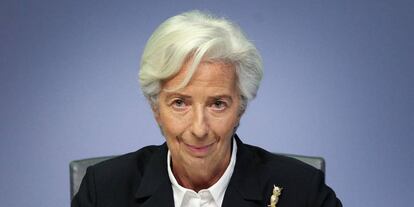 Christine Lagarde, presidenta del BCE.