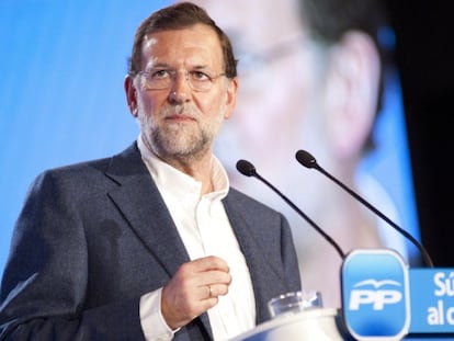 Mariano Rajoy, candidato del PP a La Moncloa.