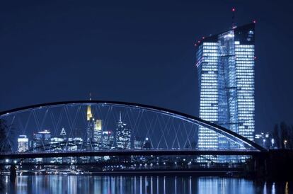 Edificio del Banco Central Europeo en Fr&aacute;ncfort (Alemania).