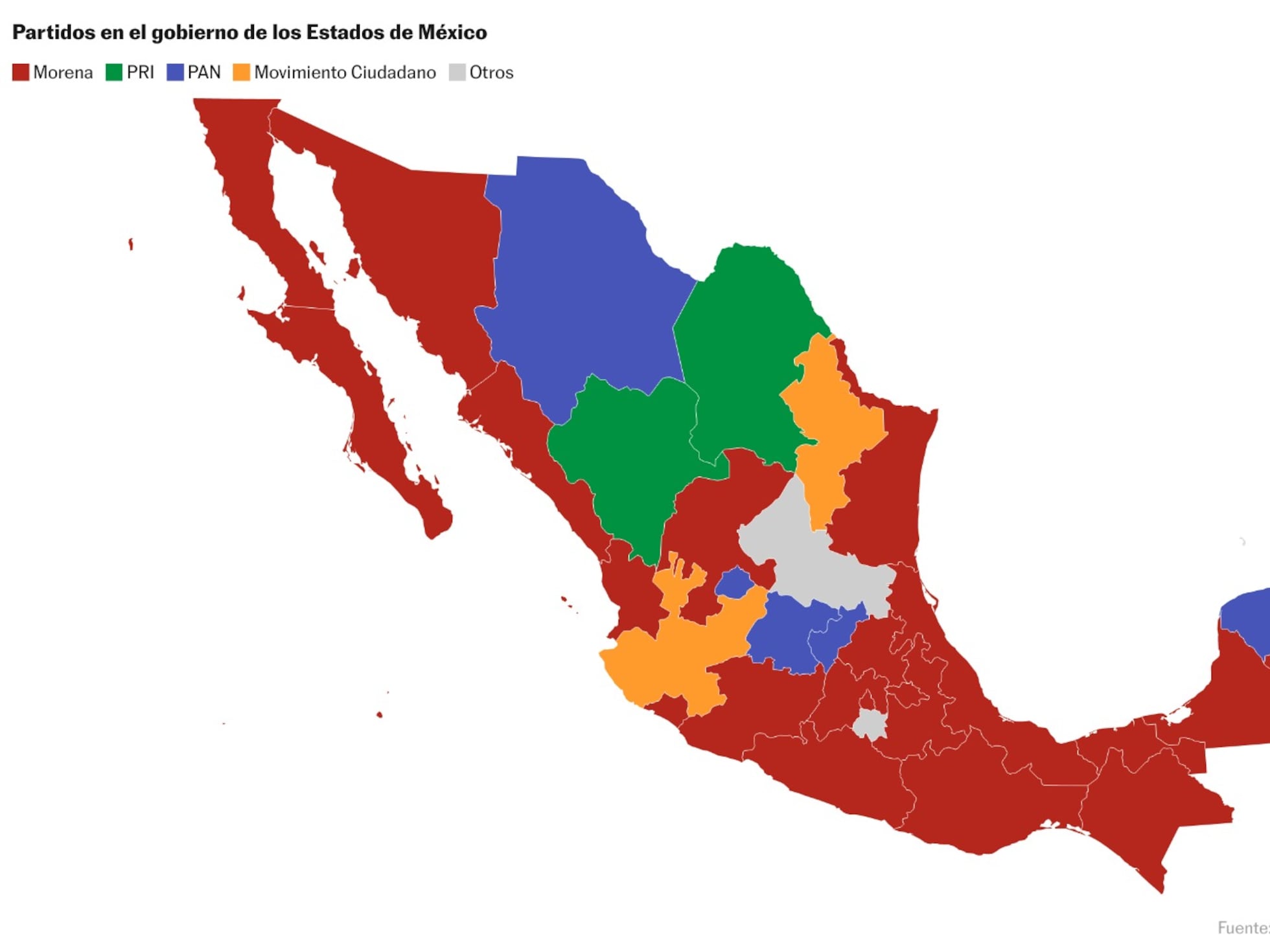 Resultados elecciones: Morena consolida su poder territorial de cara a las elecciones de 2024 | Elecciones mexicanas 2024 | EL PAÍS México
