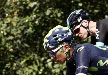 Quintana y Froome.