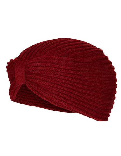 Turbante de punto de Topshop. Una alternativa a los clásicos gorritos (16 euros).