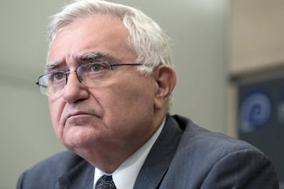 John Dalli, en una rueda prensa en Bruselas.