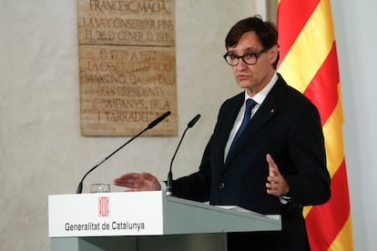 El presidente de la Generalitat, Salvador Illa.