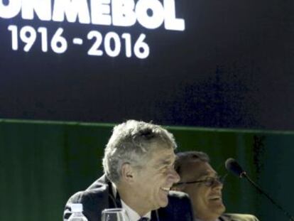 Villar, en el &uacute;ltimo congreso de la Conmebol.