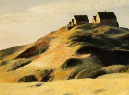 Fragmento de 'Corn Hill', una de las pinturas que Edward Hopper realizó durante sus estancias en casa de Truro.