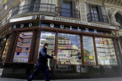 Vista del Colmado Quílez, uno de los los comercios históricos y emblemáticos de Barcelona. EFE/Archivo