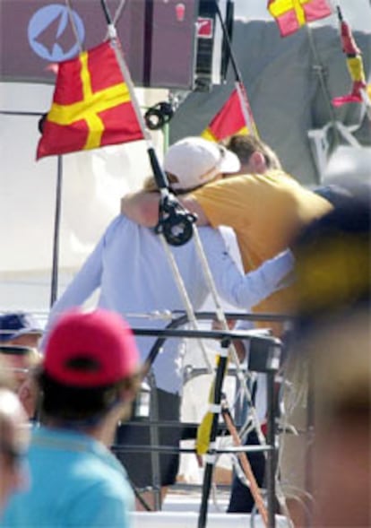Cristina de Borbón e Iñaki Urdangarín, ayer en el puerto de Palma.
ENFOQUE