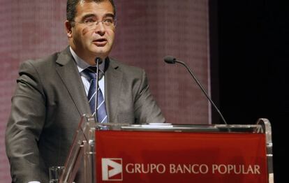 El presidente del Banco Popular, Angel Ron.