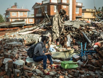 Katmandú, días después del terremoto que asoló el país el pasado 29 de abril.