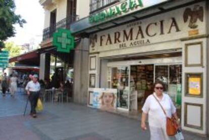 Imagen de una farmacia en Madrid.