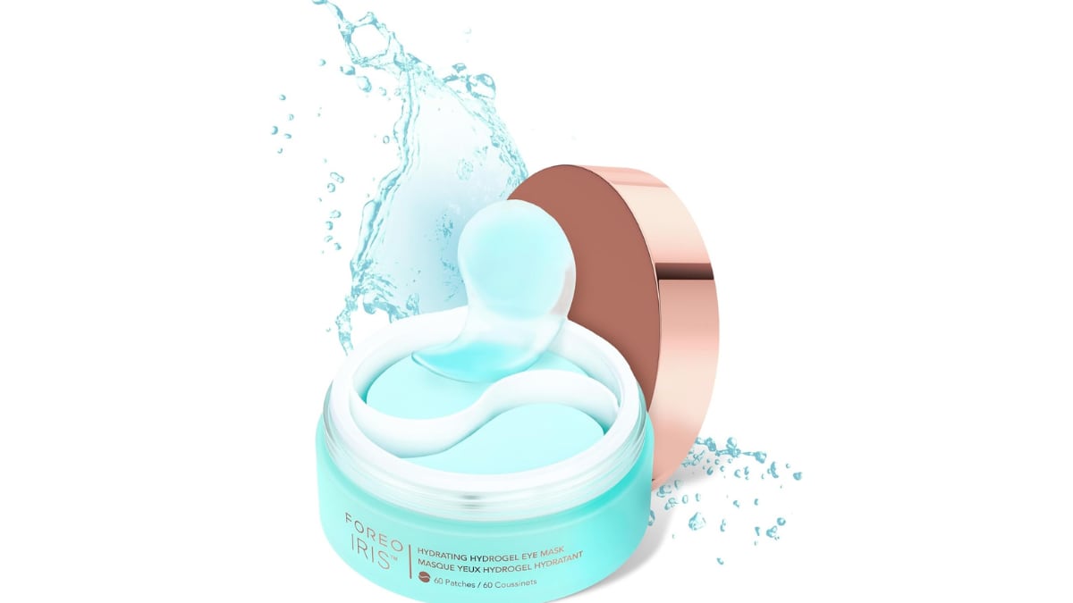 Iris Hydrating Hydrogel Eye Mask de Foreo.
