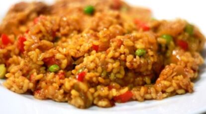 Arroz viudo.