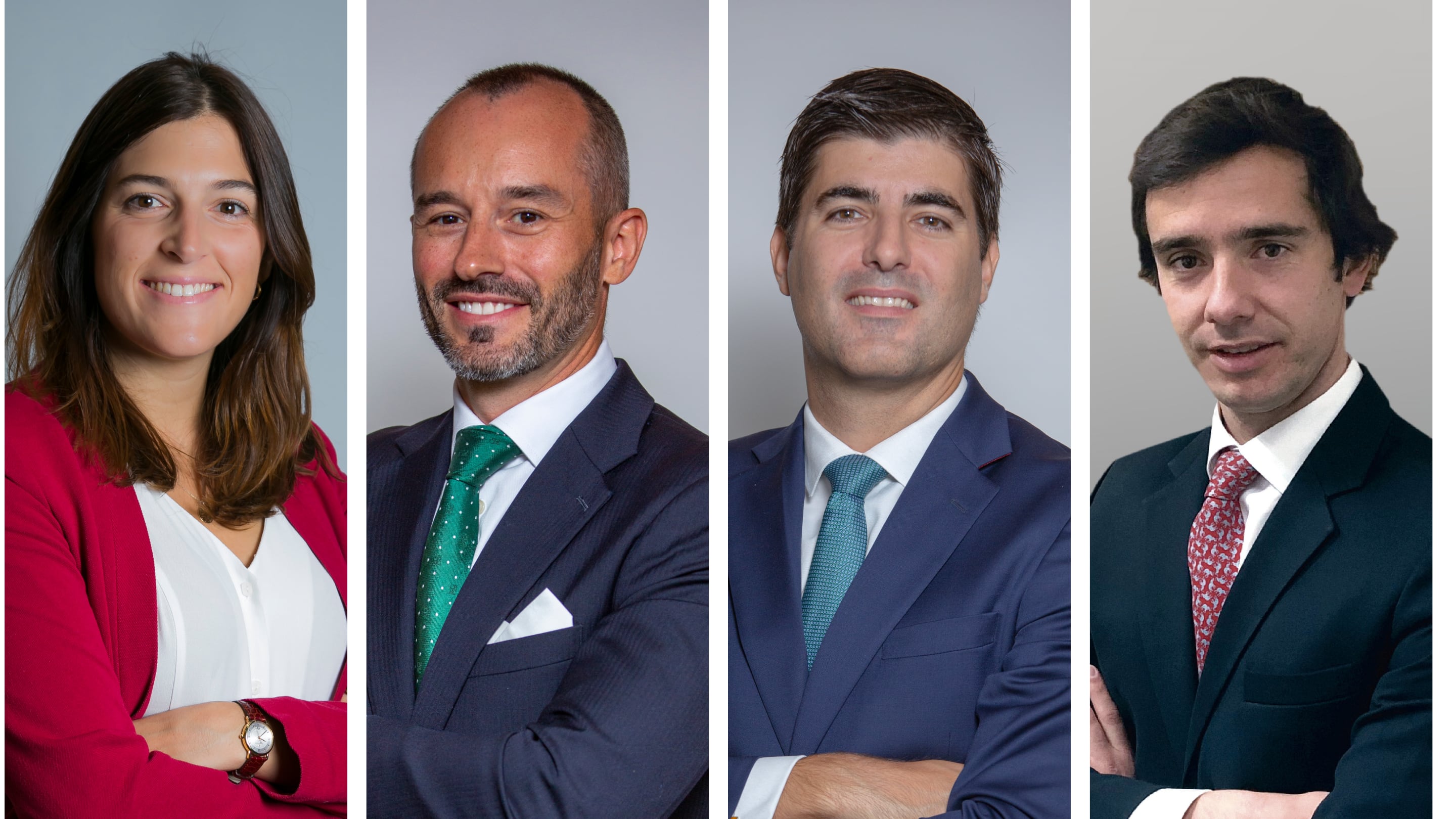 Clara Rivero, Diego Martínez-Colino, Jorge Martín y Álvaro Sainz, nuevos socios de Gómez-Acebo & Pombo.