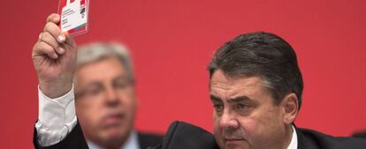Sigmar Gabriel, líder del partido socialdemócrata alemán.