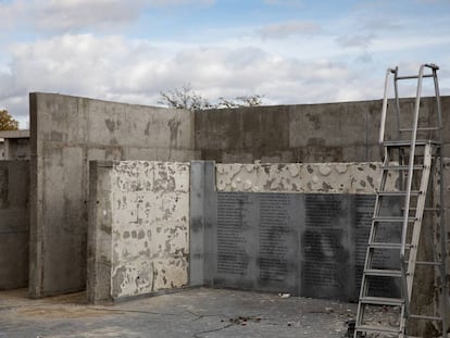 El memorial en el cementerio de la Almudena, el pasado 25 de noviembre.