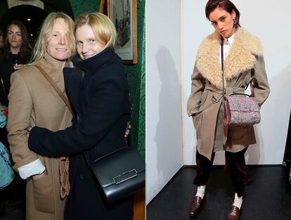 Luella Bartley y Hillier y uno de sus looks de su firma.