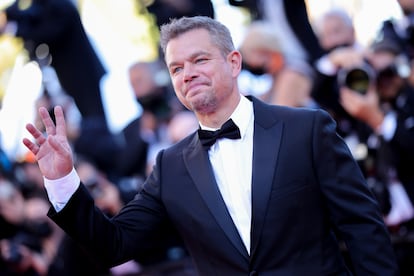 Matt Damon en julio en Cannes, en la presentación de 'Cuestión de sangre'.