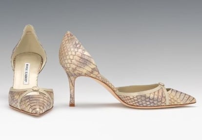 Zapatos Manolo Blahnik.