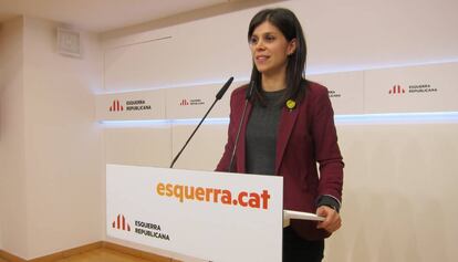 Marta Vilalta, portaveu d'Esquerra Republicana.