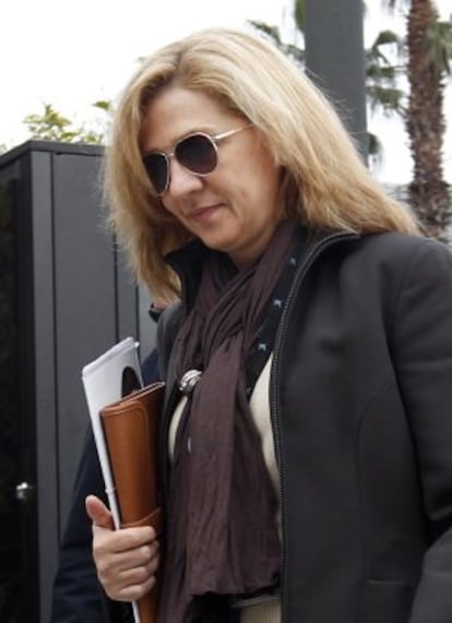 La infanta Cristina, el 2013.