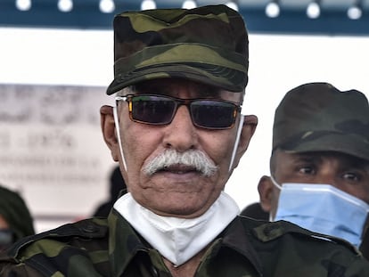 El líder del Frente Polisario, Brahim Gali, en una imagen del 21 de febrero.