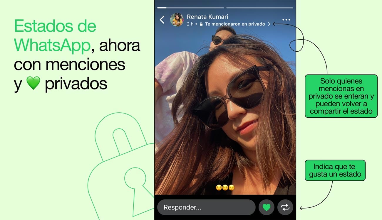 Novedades estados WhatsApp