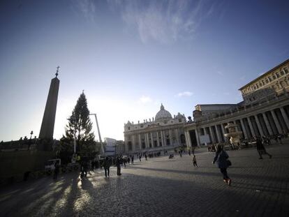 La plaza de San Pedro, en Ciudad del Vaticano.