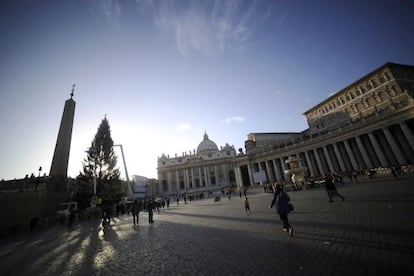 La plaza de San Pedro, en Ciudad del Vaticano.