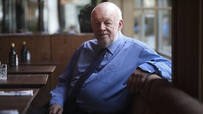 Nicholas Crafts, historiador económico, durante la entrevista en Madrid.