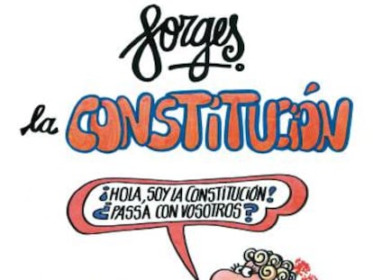 Portada de 'La Constitución', de Forges, editado por Espasa.